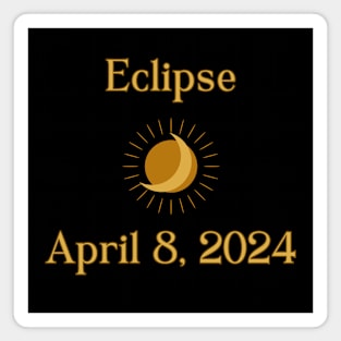 2024 solar eclipse Magnet